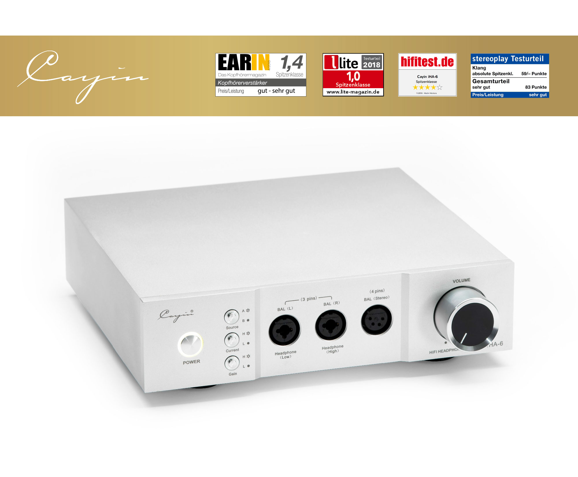 Cayin Test iHA-6 Kopfhörerverstärker