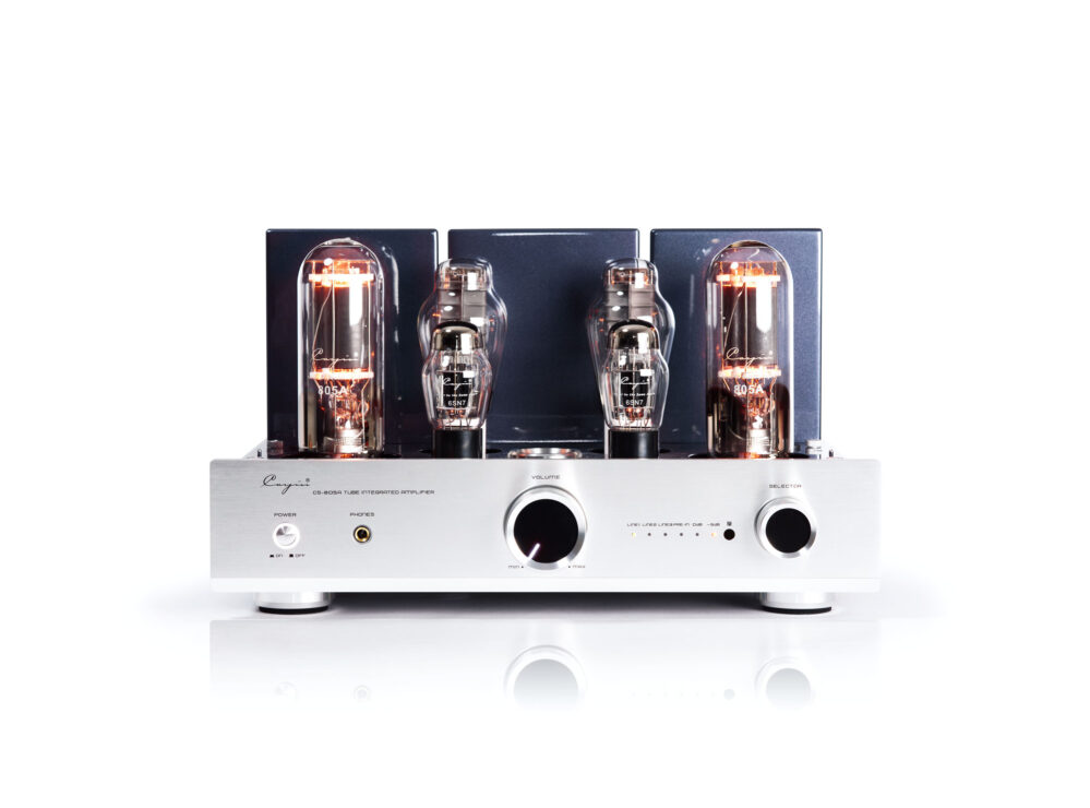 Cayin CS-805A Röhrenverstärker silber front